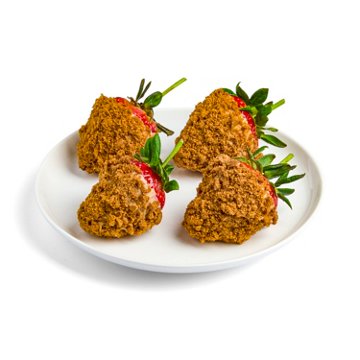 H-E-B Bakery Gourmet Chocolate-Dipped Strawberries - Biscoff Crumbs, 4 ct