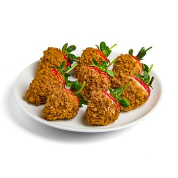 H-E-B Bakery Gourmet Chocolate-Dipped Strawberries - Biscoff Crumbs, 8 ct