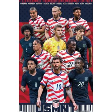 Trends International United States Men's Soccer Team Start Poster, 22.38" x 34"