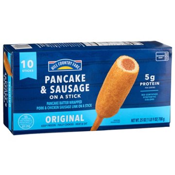 Hill Country Fare Original Pancake & Sausage on a Stick, 10 ct
