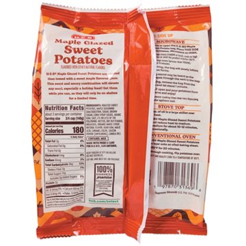 H-E-B Frozen Maple Glazed Sweet Potatoes, 16 oz