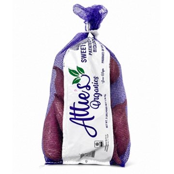 Fresh Organic Purple Sweet Potatoes, 3 lb bag