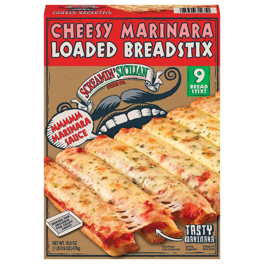 Screamin' Sicilian Cheesy Marinara Loaded Breadstix - Shop Pizza at H-E-B