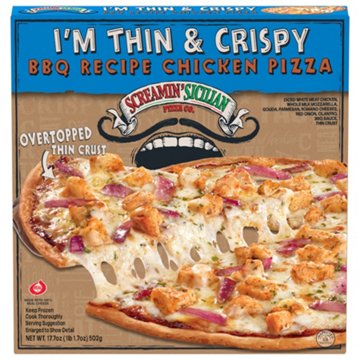 Screamin' Sicilian BBQ Recipe Chicken Thin & Crispy Frozen Pizza