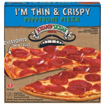 Screamin' Sicilian Pepperoni Thin & Crispy Frozen Pizza