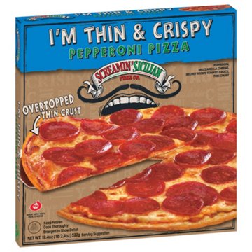 Screamin' Sicilian Pepperoni Thin & Crispy Frozen Pizza
