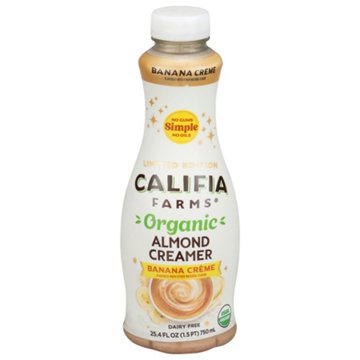 Califia Farms Organic Coffee Creamer - Banana Creme