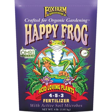 Fox Farm Happy Frog Acid Loving Plants 4-5-3 Fertilizer, 4 lb