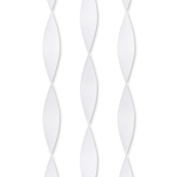 American Greetings White Crepe Paper Streamer