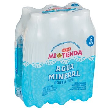 H-E-B Mi Tienda Agua Mineral Water 6 pk Bottles