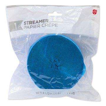 American Greetings Blue Crepe Streamer Roll