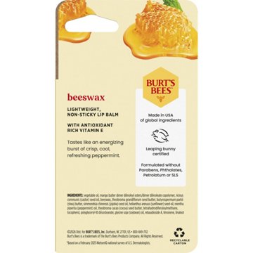 Burt's Bees 24 Hr Hydrating Beeswax Lip Balm