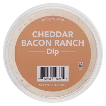 Fresh Cheddar Bacon Ranch Dip