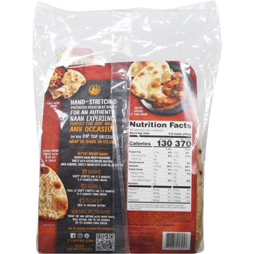 Stonefire Naan Flatbread Family Size - Original, 6 ct