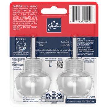 Glade Plugins Scented Oil Refills - Leather & Golden Amber
