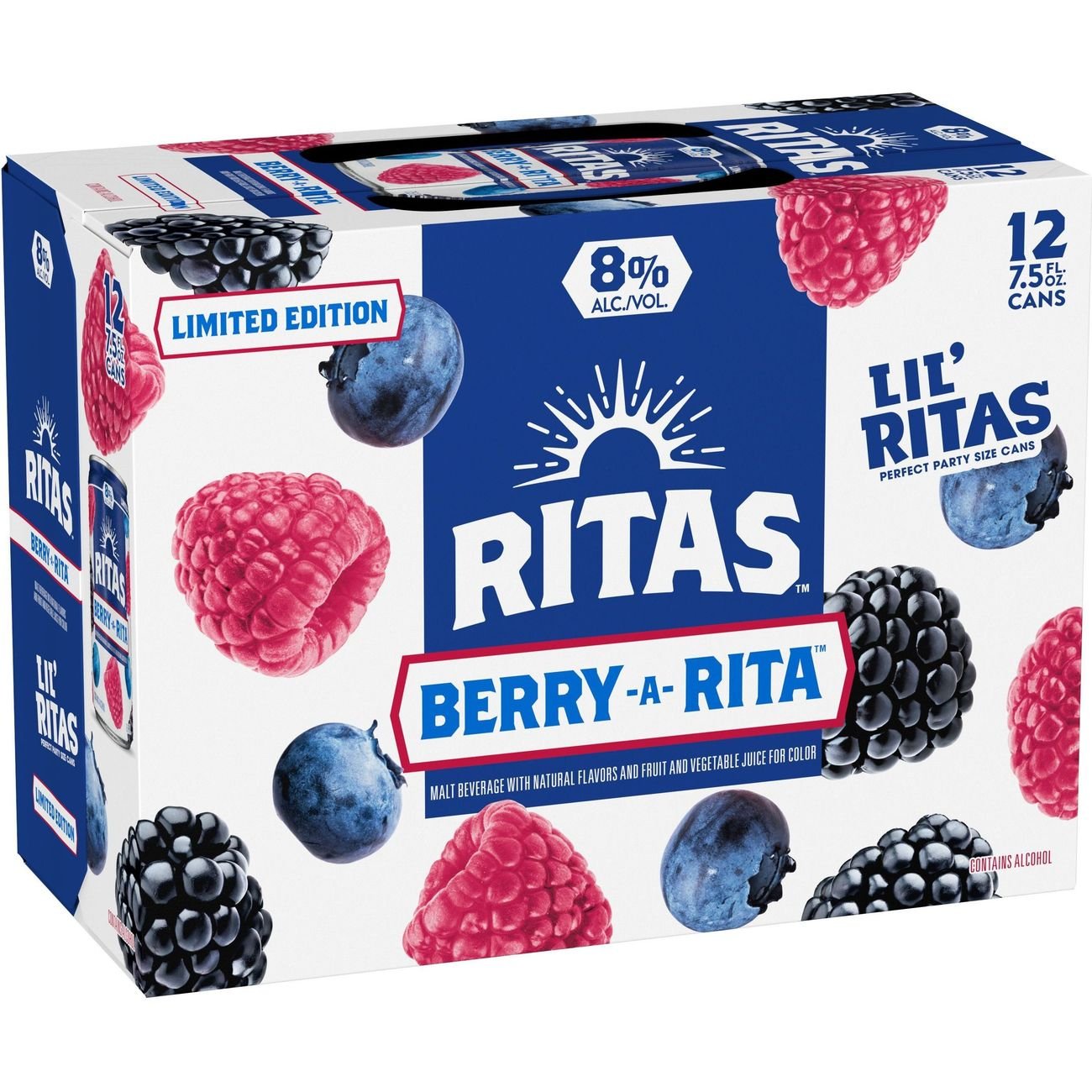 Bud Light Ritas Berry- A- Rita 12 pk Cans - Shop Malt beverages ...