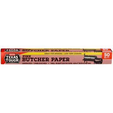 H-E-B Texas Tough 18" Pink Butcher Paper, 50 sq ft