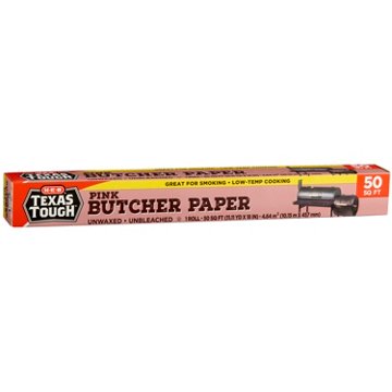 H-E-B Texas Tough 18" Pink Butcher Paper, 50 sq ft