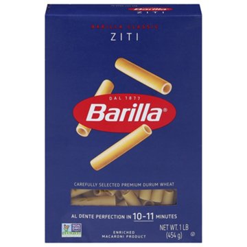 Barilla Ziti Pasta