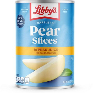 Libby's Pear Slices In Pear Juice, 15 oz