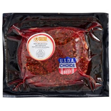 Western Grillers Sirloin Steak - Mesquite Peppercorn