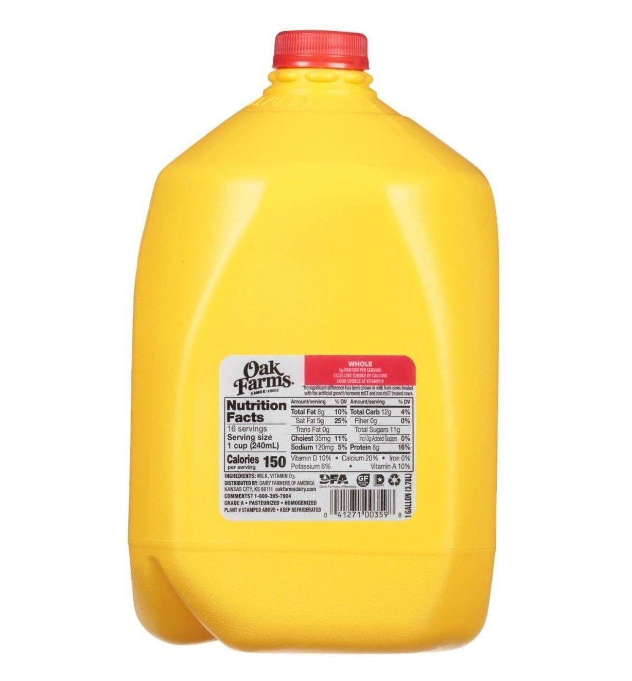 Oak Farms Whole Milk - Shop Milk at H-E-B