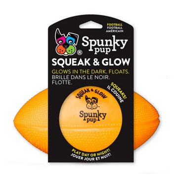 Spunky Pup Squeak And Glow Dog Toy