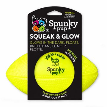 Spunky Pup Squeak And Glow Dog Toy