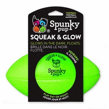 Spunky Pup Squeak And Glow Dog Toy