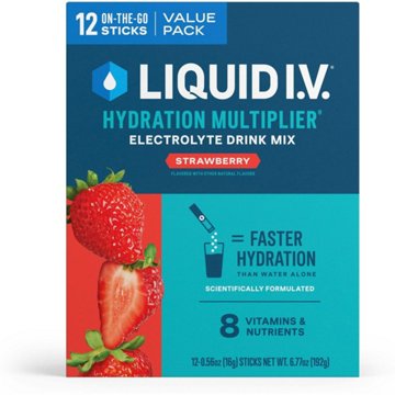 Liquid I.V. Strawberry Hydration Multiplier Electrolyte Drink Mix
