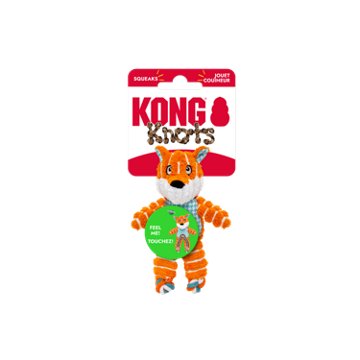 Kong Floppy Knots Fox Dog Toy - XS