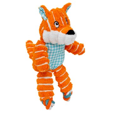 Kong Floppy Knots Fox Dog Toy - XS