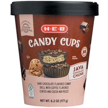 H-E-B Java Chocolate Chunk Candy Cups