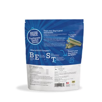 Vetality Brush Free Toothpaste Dental Sticks - Small Dogs, 10 oz