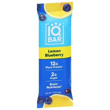 IQBar Lemon Blueberry Protein Bar