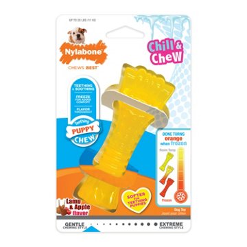 Nylabone Puppy Chew Freezer Bone - Lamb & Apple