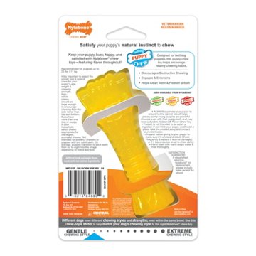 Nylabone Puppy Chew Freezer Bone - Lamb & Apple