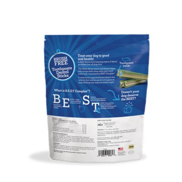 Vetality Brush Free Toothpaste Dental Sticks - Large Dogs