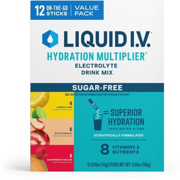 Liquid I.V. Green Grape Hydration Multiplier Sugar Free Electrolyte Drink Mix