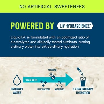 Liquid I.V. Green Grape Hydration Multiplier Sugar Free Electrolyte Drink Mix
