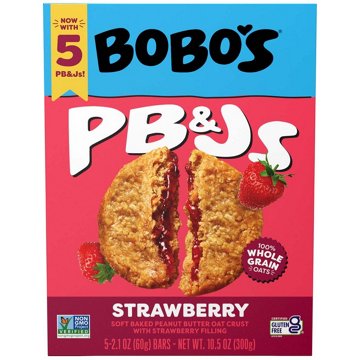Bobo's PB&Js Strawberry Oat Bars