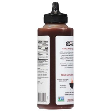 Rib Rack Hickory Brown Sugar BBQ Sauce, 15.5 oz