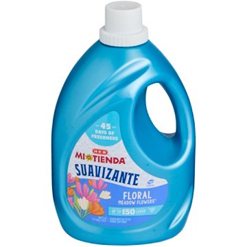 H-E-B Mi Tienda Suavizante Liquid Fabric Softener HE Compatible, 150 Loads - Meadow Flowers, 150 oz