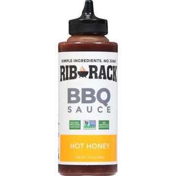 Rib Rack Hot Honey BBQ Sauce, 15.5 oz