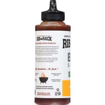 Rib Rack Hot Honey BBQ Sauce, 15.5 oz