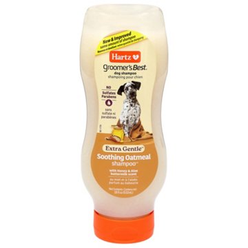 Hartz Groomer's Best Extra Gentle Soothing Oatmeal Dog Shampoo, 18 oz