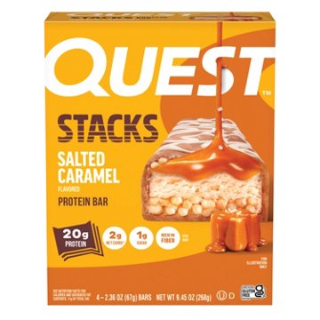 Quest Stacks Protein Bar Salted Caramel