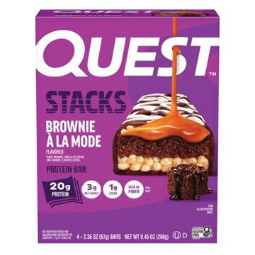 Quest Stacks Protein Bar Brownie A La Mode