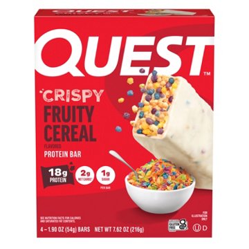 Quest Crispy Protein Bar Fruity Cereal