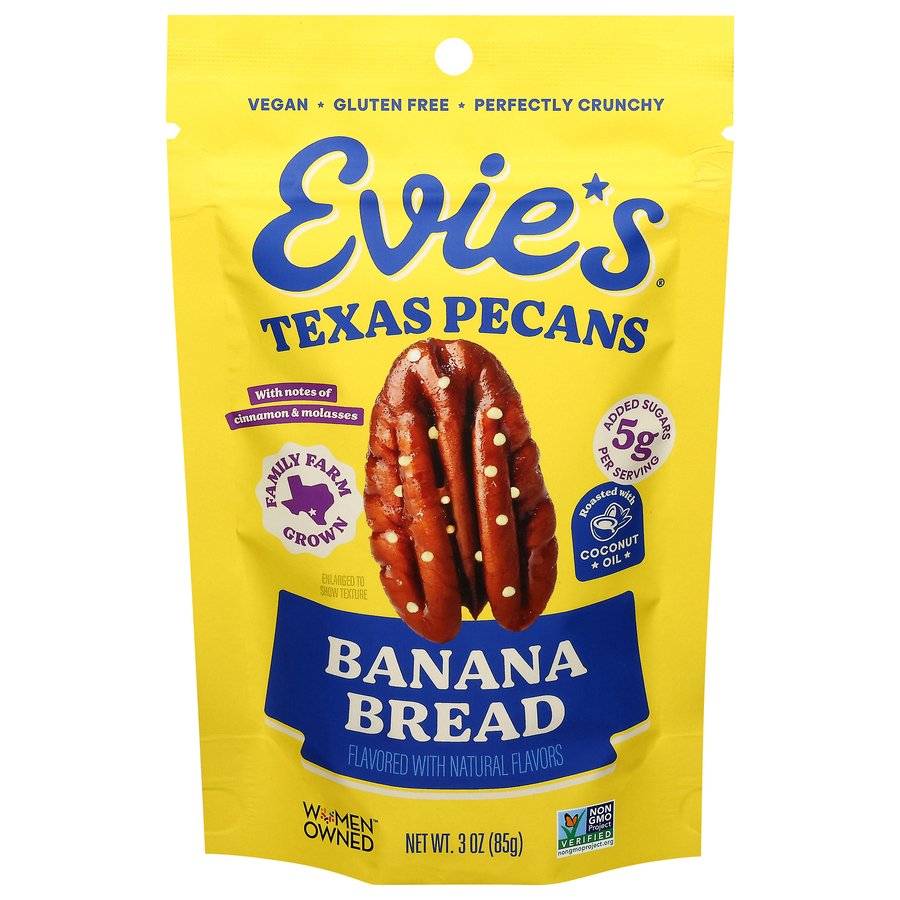 Evie's Texas Pecans Banana Bread, 3 oz | Central Market - Really